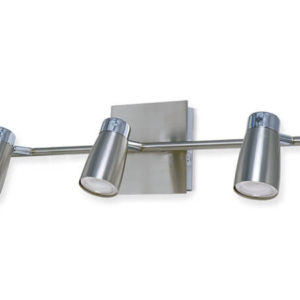 _APLIQUE DABOR Acero-3, 3 Luces , GU10, Platil