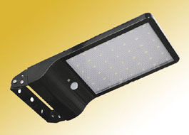 PROY. LED SOLAR ATOMLUX, 25W Con sensor de movimiento