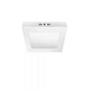 PLAFON NOVA LED, cuadrado,luz fria,12W,bco 172x172X35mm