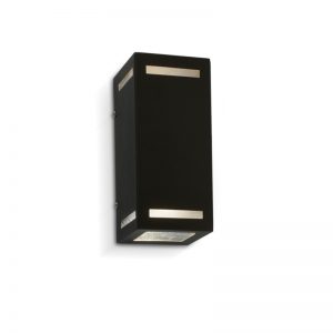 DIFUSOR FW 1993,vidrio plano,GU10x2 ,rjas fte,aluminio,negro