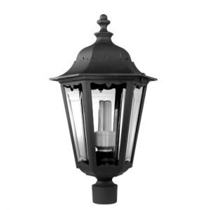 FAROL FUINYTER Venezia 1004, 1 luz, p/columna 48mm negro