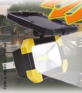 PROY. LED SOLAR ATOMLUX, 25W c/sensor Dia/Noche