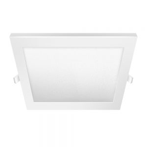 LUMINARIA NOVA LED, cuadrado,luz calida, 24W, blanco 300x300