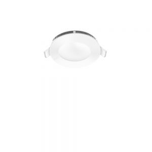LUMINARIA MACROLED, redondo, luz calida , 6W, blanco