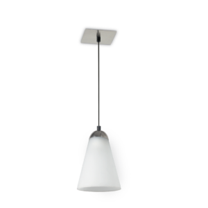 COLGANTE SJ 6700-01,bse. met., 13x13cm, 1 luz, bco
