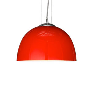 _COLGANTE MARKAS 1782/C1R, p/E27, Campana, Rojo , 34cm