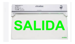CARTELSALIDA" a leds ATOMLUX"