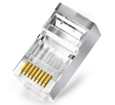 CONECTOR RJ45 8 contactos p/cable redondo PINI