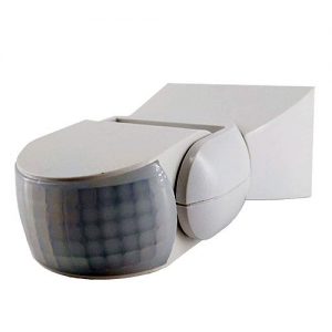 SENSOR MOV. TECLASTAR 88104, 180º, de pared, 3 cables Blanco