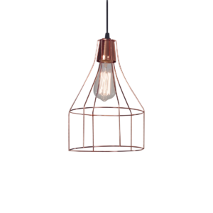 COLGANTE SJ CJ6683-10, alambre Jaula Botella, E27 Cobre