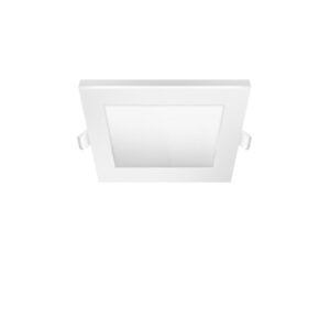 LUMINARIA MACROLED, cuadrado, luz calido , 12W, bco 170x20