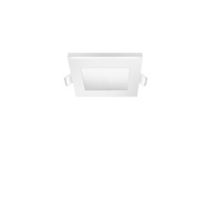 LUMINARIA MACROLED, cuadrado, luz calido , 6W, blanco 121x20