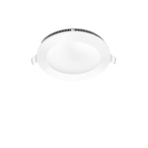 LUMINARIA MACROLED, redondo, luz calida , 12W, blanco
