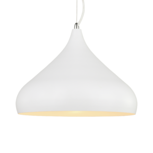 COLGANTE MARKAS M87-1B, Gota 32 Ø, Blanco, Cable Textil, E27