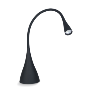 LAMPARA MESA ARGENTA-V, Led ,3 posic. P/ soft Negro DABOR