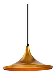 COLGANTE 180º ILUMIN. , BEAT WIDE, Esmalt. Oro Int. Gofra