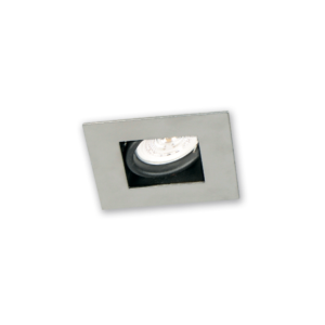 SPOT SJ 6365, 1 luz AR111, emb., base rectang., acero