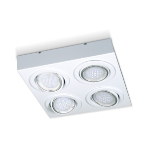 PLAFON SJ 6053 4luces AR111, móvil, negro