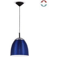 COLGANTE FAROLUZ 0333, 1 luz,metalizado azul