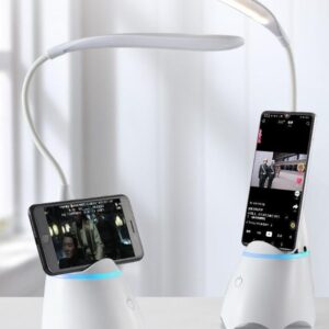 VELADOR LED CAPOBIANCO, 2.5W c/ Parlante Bluetooth-Bat. USB