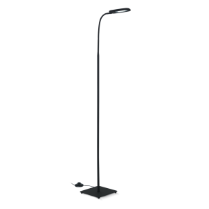 LAMPARA DE PIE NERON, LED Flexible Negro DABOR