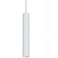 COLGANTE FERROLUX TUBO, 1 Luz GU10 Ø50 x H:350mm Bco Text.
