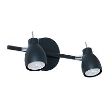 APLIQUE DABOR CANCUN-2, Luces GU10, Negro