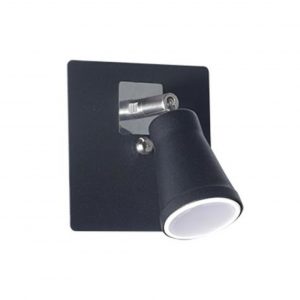 SPOT FERROLUX DUBLIN S-118, 1 Luz GU10 125x110 Negro Tex.