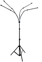 LUMINARIA A LED FULL ESPECTRO, 4x10W FLEXIBLES C/ TRIP. TBC