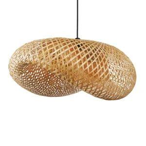 COLGANTE GRASS 60x40x18 e27 BAMBU NATURAL