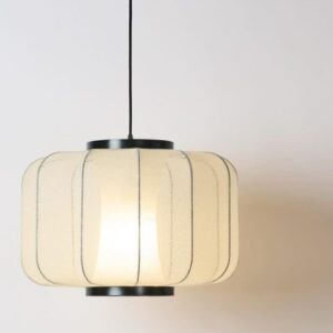 COLGANTE CAPSULA MEDIANA, 1 Luz E27 Blanca Cab. Tex.