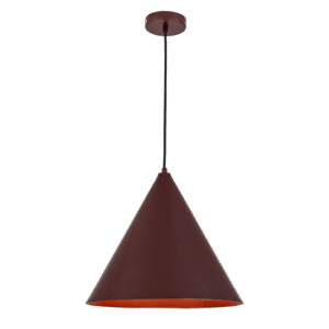 COLGANTE MARKAS M6401DC, 1 Luz E27 35X30cm Dark Chocolate